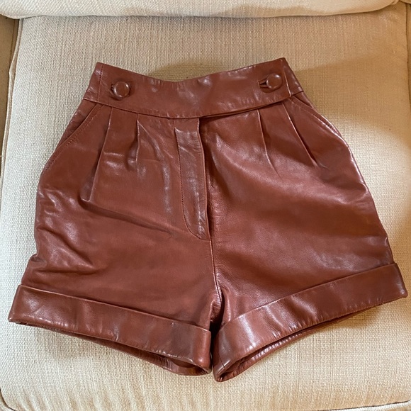 Sezane William Shorts size 32 red brown - Picture 1 of 8